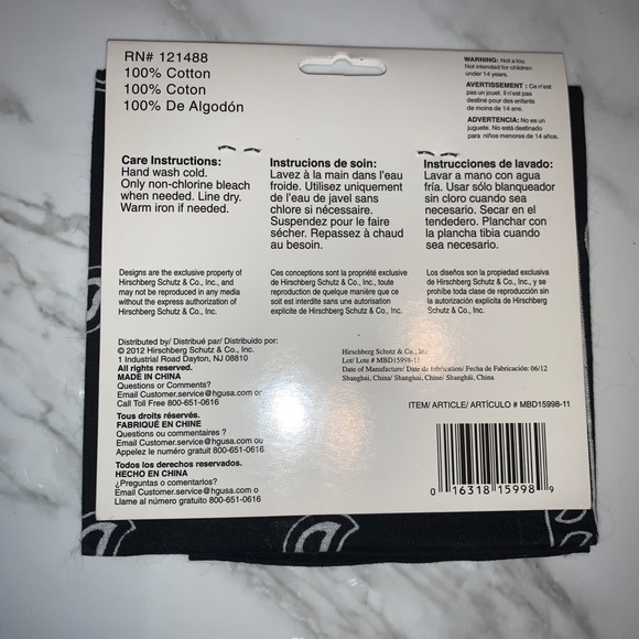 3 Pack New Animal Print Bandanas For Sewing Masks - Picture 3 of 7